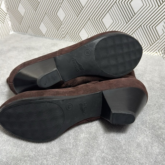 Dansko Brown Suede Ankle Boots Dansko Baker boots size 40 9.5 - 10 women’s - Picture 8 of 14